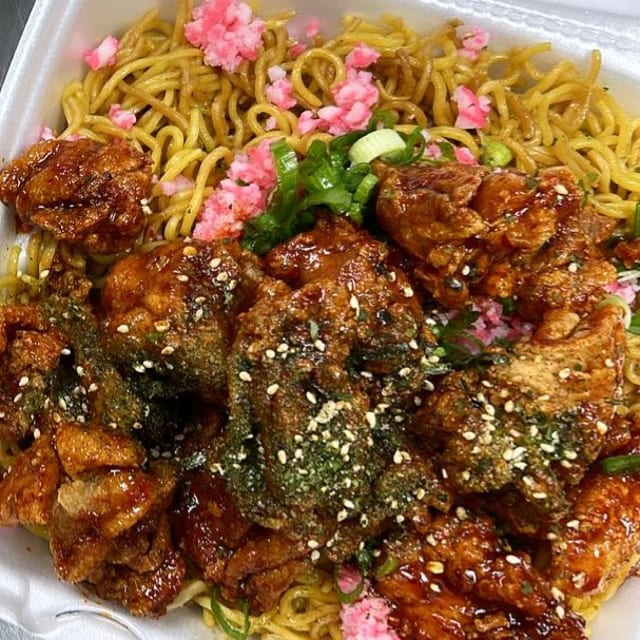 Spicy Furikake Korean Chicken.