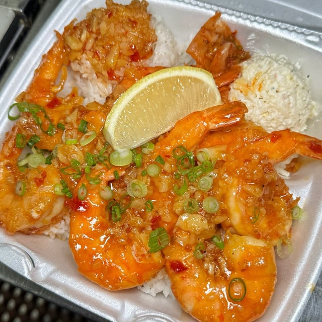 Sweet & Spicy Garlic Shrimp (Shell On).