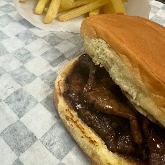 Teriyaki Beef Sandwich.