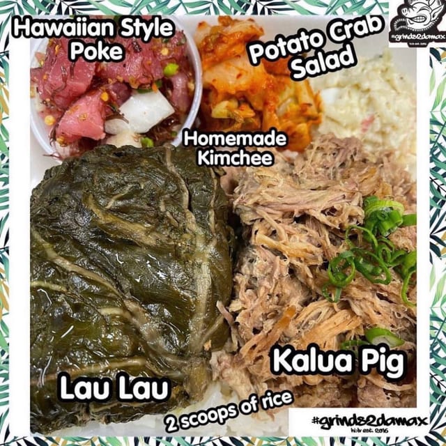 Lau Lau Kalua Pig N Poke.